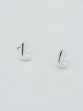 CE3216 Bubble Letter Stud Earrings - MiMi Wholesale