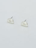 CE3216 Bubble Letter Stud Earrings - MiMi Wholesale