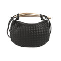 CHU025 Golden Handle Woven Bag - MiMi Wholesale