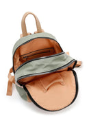 CJF133 Goldie Colorblock Double Zip Backpack - MiMi Wholesale