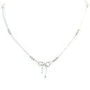 CN1003 Sheila Bead Ribbon Necklace - MiMi Wholesale