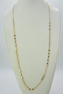 CN4248 Station Chain Long Necklace - MiMi Wholesale