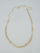 CN4248 Station Chain Long Necklace - MiMi Wholesale