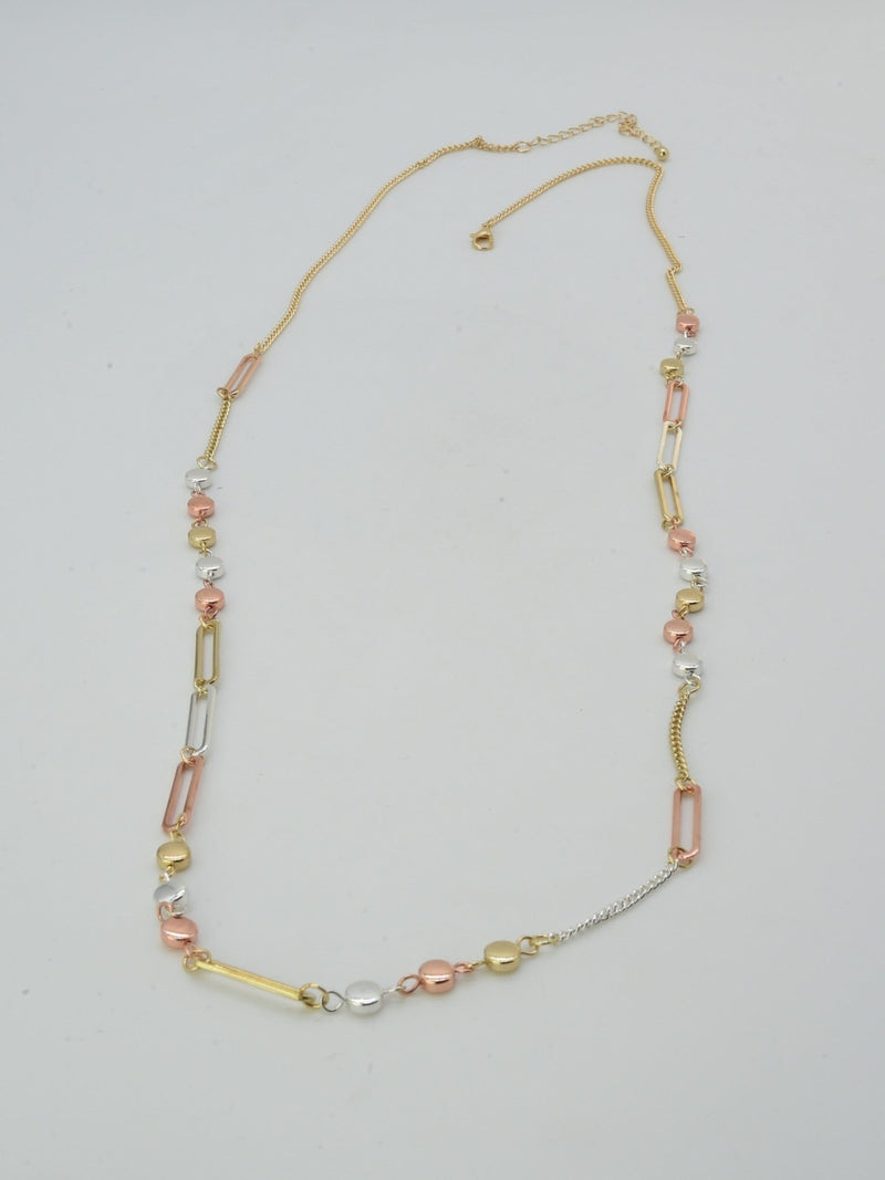CN4248 Station Chain Long Necklace - MiMi Wholesale