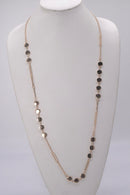 CN4249 Station Long Chain Necklace - MiMi Wholesale