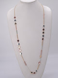 CN4249 Station Long Chain Necklace - MiMi Wholesale