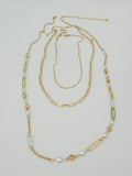 CN4250 3 Piece Multi Layered Necklace - MiMi Wholesale