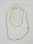 CN4250 3 Piece Multi Layered Necklace - MiMi Wholesale