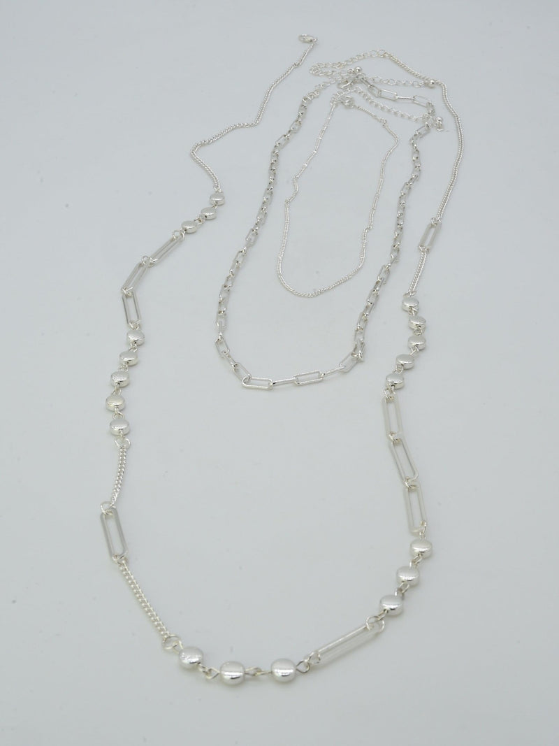CN4250 3 Piece Multi Layered Necklace - MiMi Wholesale
