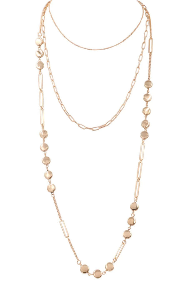 CN4251 Layered Necklace - MiMi Wholesale