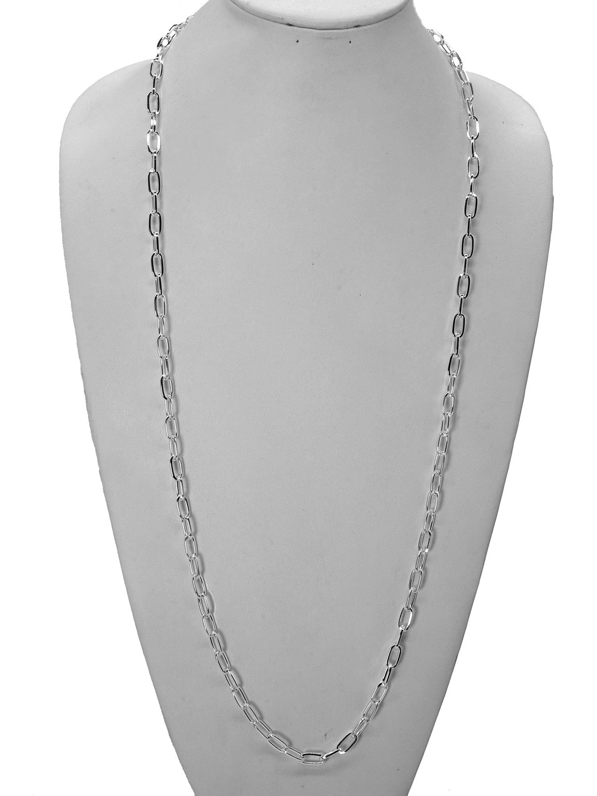 CN4276 Small Oval Chain Toggle Necklace - MiMi Wholesale