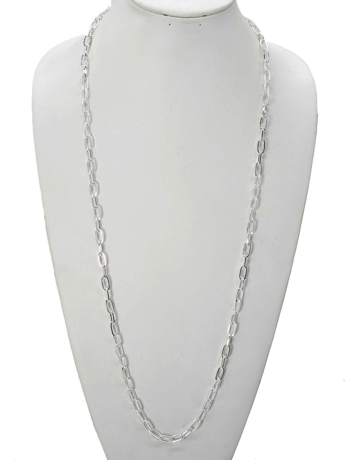 CN4276 Small Oval Chain Toggle Necklace - MiMi Wholesale