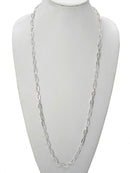 CN4276 Small Oval Chain Toggle Necklace - MiMi Wholesale