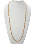 CN4276 Small Oval Chain Toggle Necklace - MiMi Wholesale