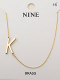 CN4279 - CN4304 A - Z Initial Necklace - MiMi Wholesale