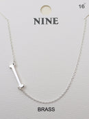 CN4279 - CN4304 A - Z Initial Necklace - MiMi Wholesale