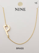 CN4279 - CN4304 A - Z Initial Necklace - MiMi Wholesale
