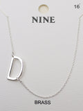 CN4279 - CN4304 A - Z Initial Necklace - MiMi Wholesale