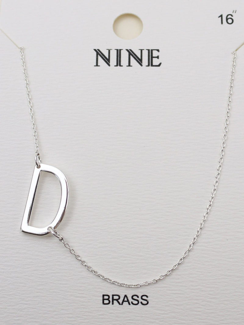 CN4279 - CN4304 A - Z Initial Necklace - MiMi Wholesale