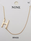 CN4279 - CN4304 A - Z Initial Necklace - MiMi Wholesale