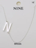 CN4279 - CN4304 A - Z Initial Necklace - MiMi Wholesale