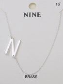 CN4279 - CN4304 A - Z Initial Necklace - MiMi Wholesale