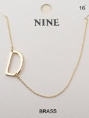 CN4279 - CN4304 A - Z Initial Necklace - MiMi Wholesale