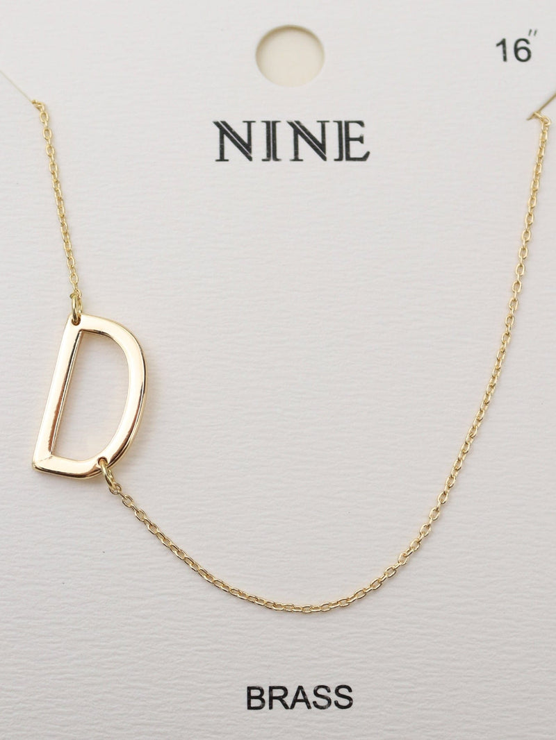 CN4279 - CN4304 A - Z Initial Necklace - MiMi Wholesale