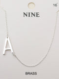 CN4279 - CN4304 A - Z Initial Necklace - MiMi Wholesale