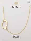 CN4279 - CN4304 A - Z Initial Necklace - MiMi Wholesale