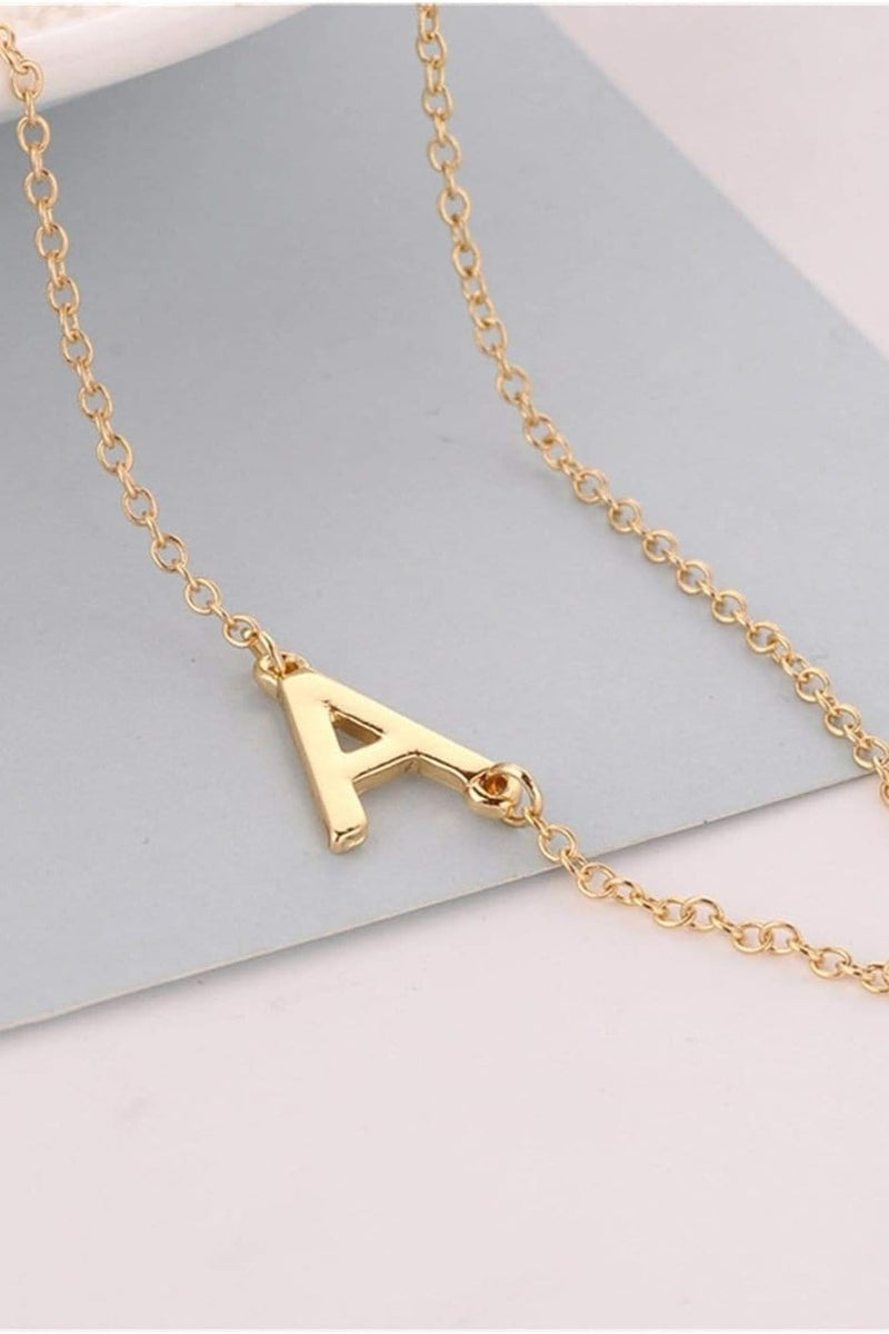 CN4279 - CN4304 A - Z Initial Necklace - MiMi Wholesale