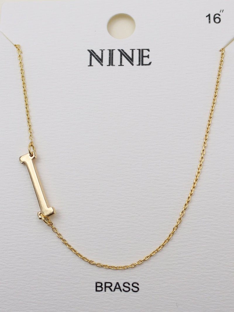 CN4279 - CN4304 A - Z Initial Necklace - MiMi Wholesale