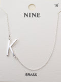 CN4279 - CN4304 A - Z Initial Necklace - MiMi Wholesale