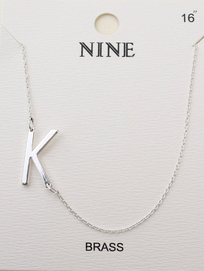 CN4279 - CN4304 A - Z Initial Necklace - MiMi Wholesale