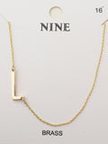 CN4279 - CN4304 A - Z Initial Necklace - MiMi Wholesale