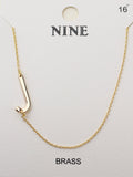 CN4279 - CN4304 A - Z Initial Necklace - MiMi Wholesale