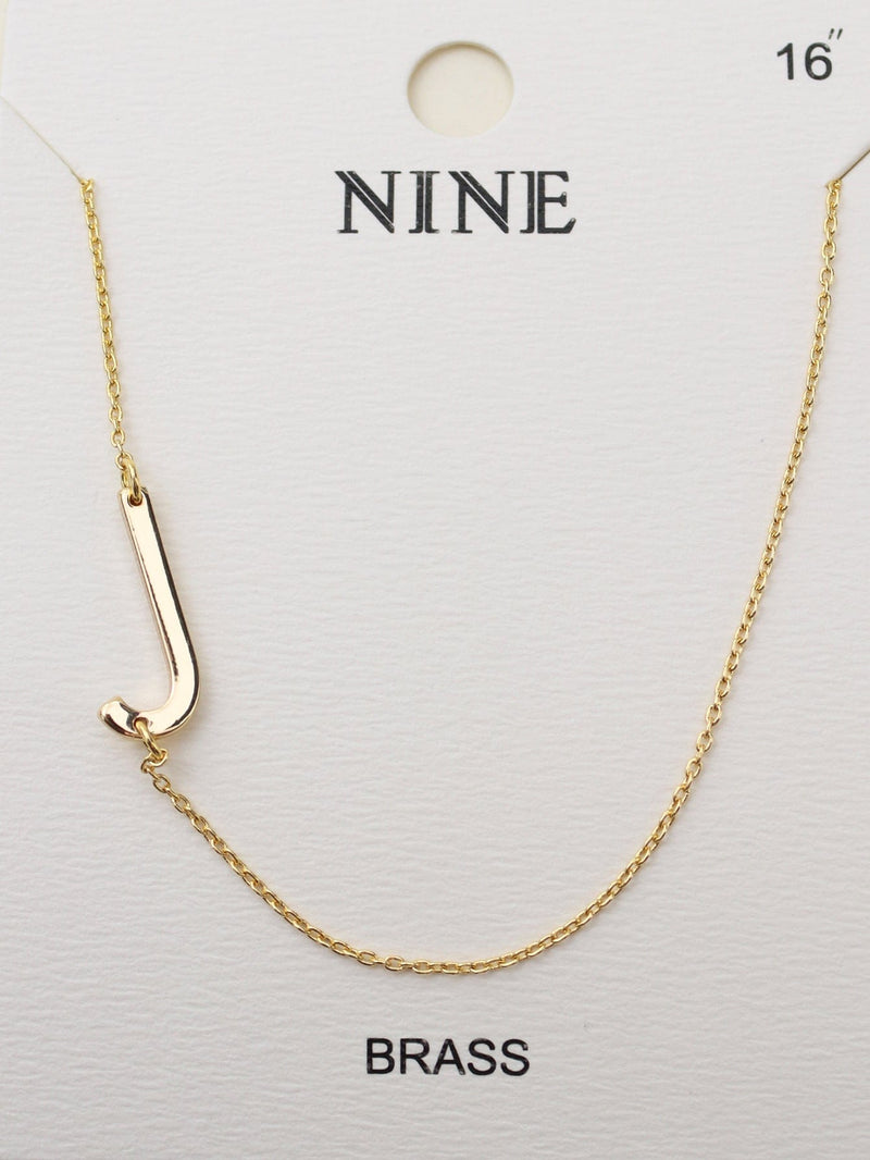 CN4279 - CN4304 A - Z Initial Necklace - MiMi Wholesale