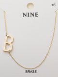 CN4279 - CN4304 A - Z Initial Necklace - MiMi Wholesale