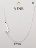 CN4279 - CN4304 A - Z Initial Necklace - MiMi Wholesale