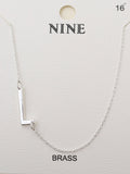 CN4279 - CN4304 A - Z Initial Necklace - MiMi Wholesale