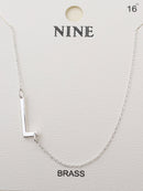 CN4279 - CN4304 A - Z Initial Necklace - MiMi Wholesale
