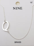 CN4279 - CN4304 A - Z Initial Necklace - MiMi Wholesale