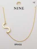CN4279 - CN4304 A - Z Initial Necklace - MiMi Wholesale