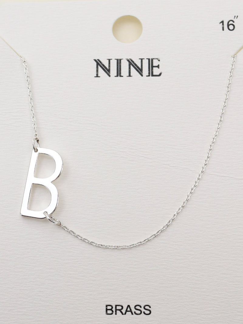 CN4279 - CN4304 A - Z Initial Necklace - MiMi Wholesale