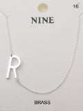 CN4279 - CN4304 A - Z Initial Necklace - MiMi Wholesale