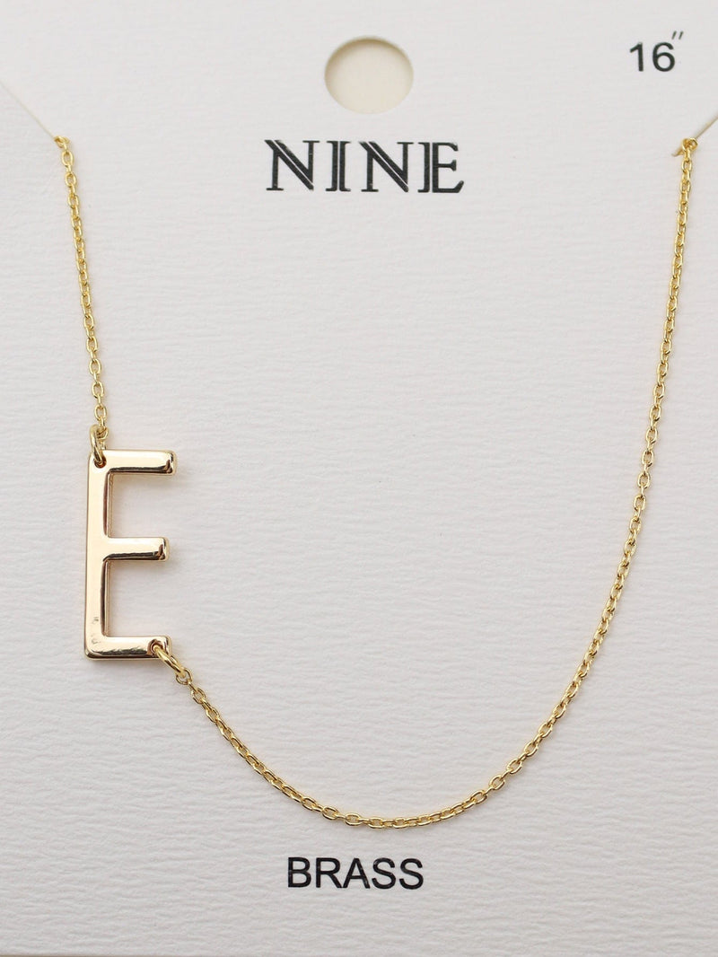 CN4279 - CN4304 A - Z Initial Necklace - MiMi Wholesale