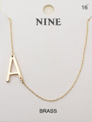 CN4279 - CN4304 A - Z Initial Necklace - MiMi Wholesale