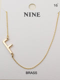 CN4279 - CN4304 A - Z Initial Necklace - MiMi Wholesale