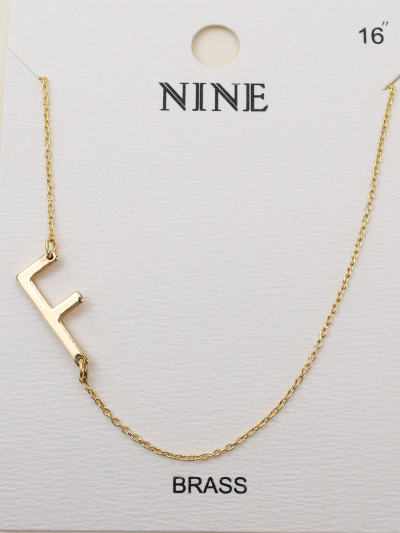 CN4279 - CN4304 A - Z Initial Necklace - MiMi Wholesale