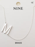 CN4279 - CN4304 A - Z Initial Necklace - MiMi Wholesale